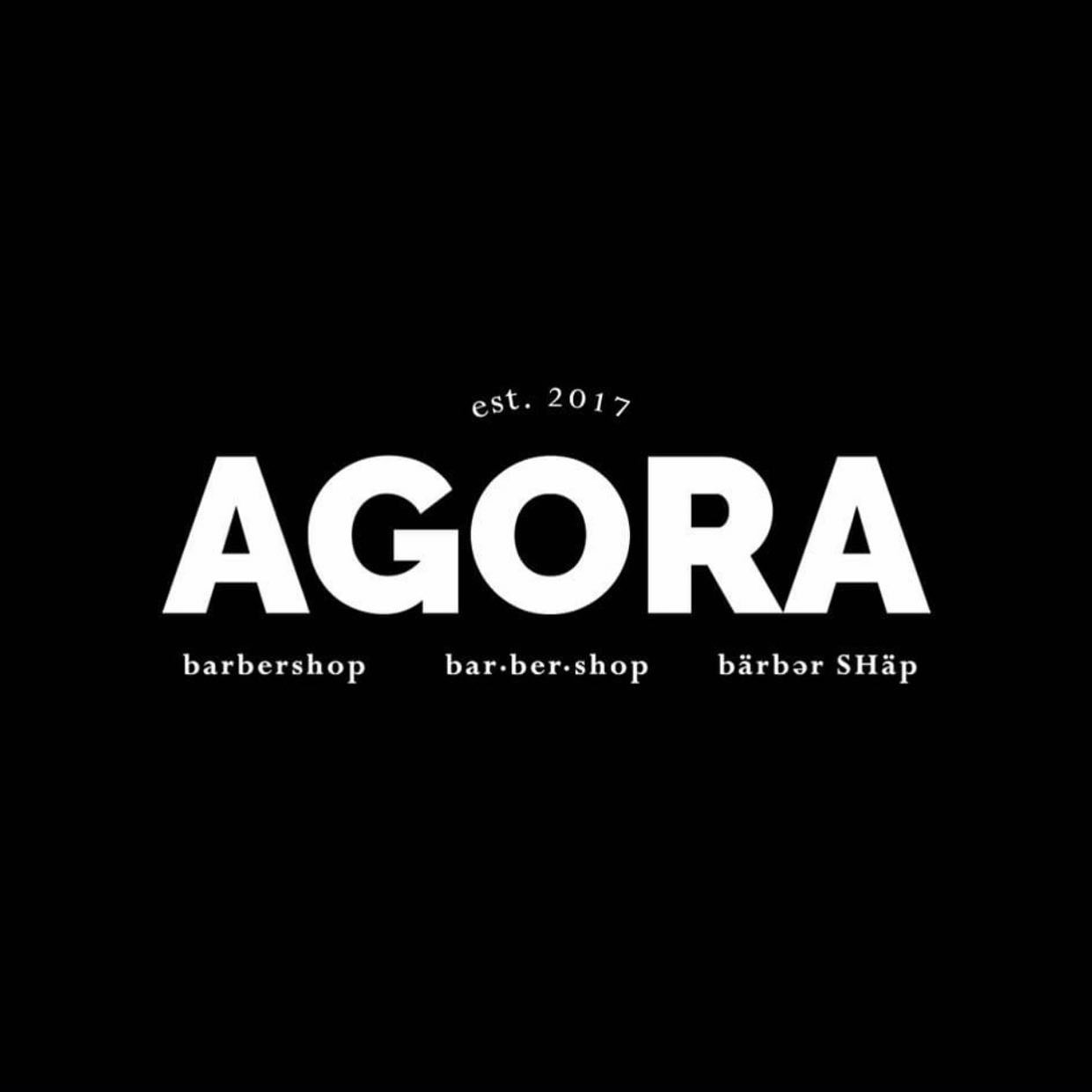Agora Barbershop  logo